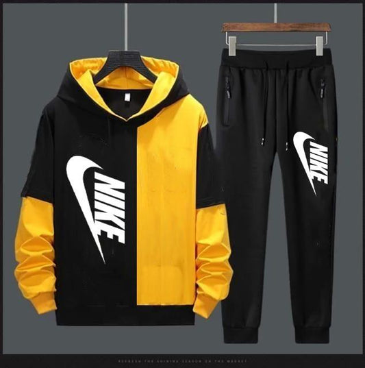 Lycra, Printed  Full Sleeves Regular Fit Mens Track Suit